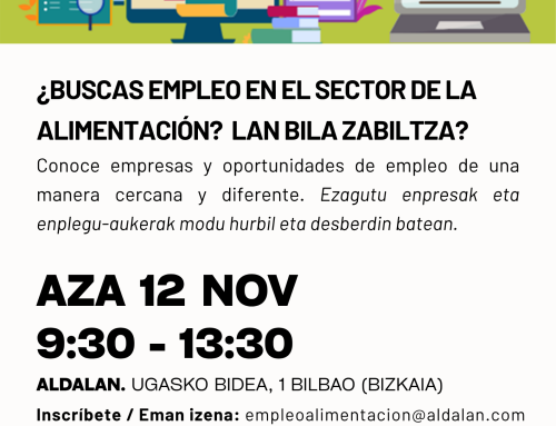 Enplegu Topagunea conecta a empresas y personas en búsqueda de empleo en el sector de la alimentación