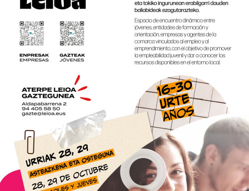 GazteLAN Leioa impulsa la empleabilidad juvenil y acerca los recursos del entorno